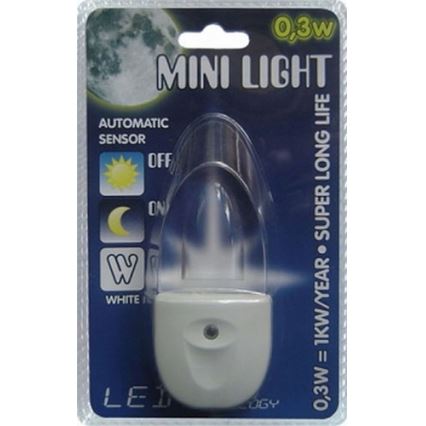 Luz enchufable MINI-LIGHT (luz blanca)