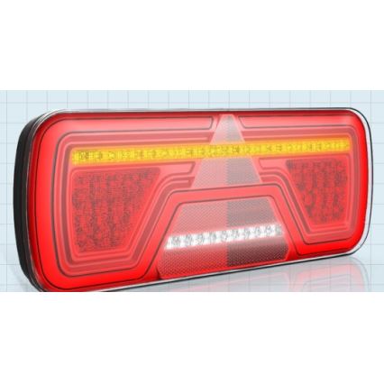 Luz LED combinada con intermitente dinámico LED/10-30V IP67 izquierda