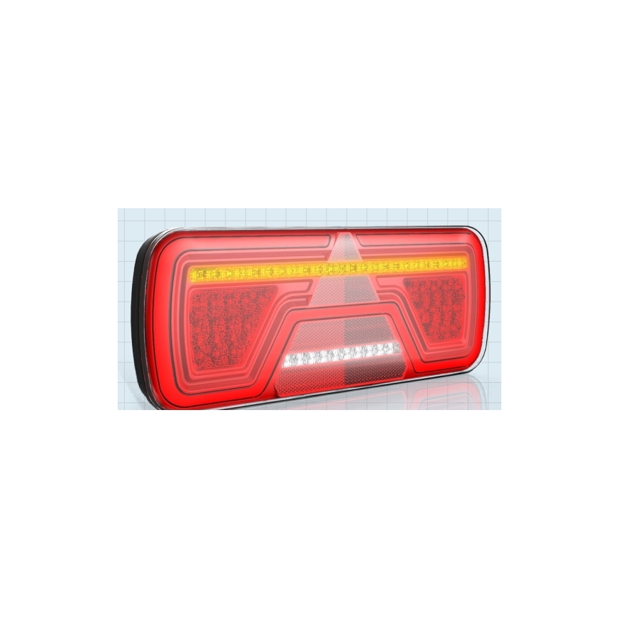 Luz LED combinada con intermitente dinámico LED/10-30V IP67 izquierda