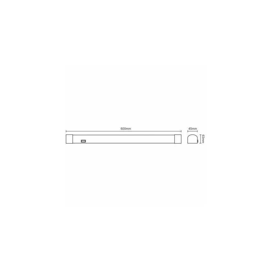 Luz LED mueble de cocina LED/15W/230V 4000K IP44