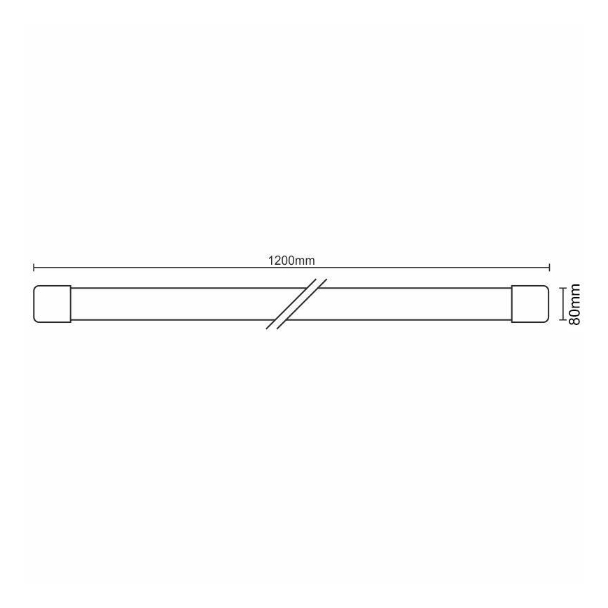 Luz LED regulable bajo el mueble de cocina LED/40W/230V 3000-6500K Wi-Fi Tuya IP40