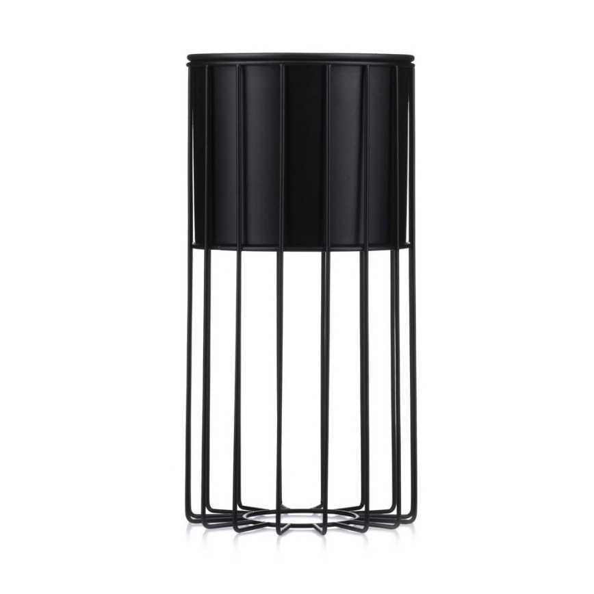 Maceta de metal LOFT 42x20 cm negro