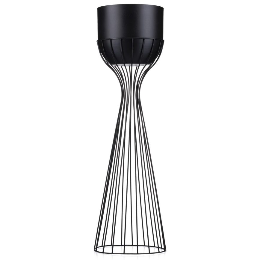 Maceta de metal LOFT 68x20 cm negro