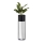Maceta de metal LOFT 70x20 cm negro