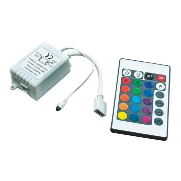 Mando a distancia para tiras LED RGB 12-24V + controlador