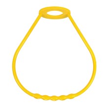 Manija de lámpara plástico amarillo