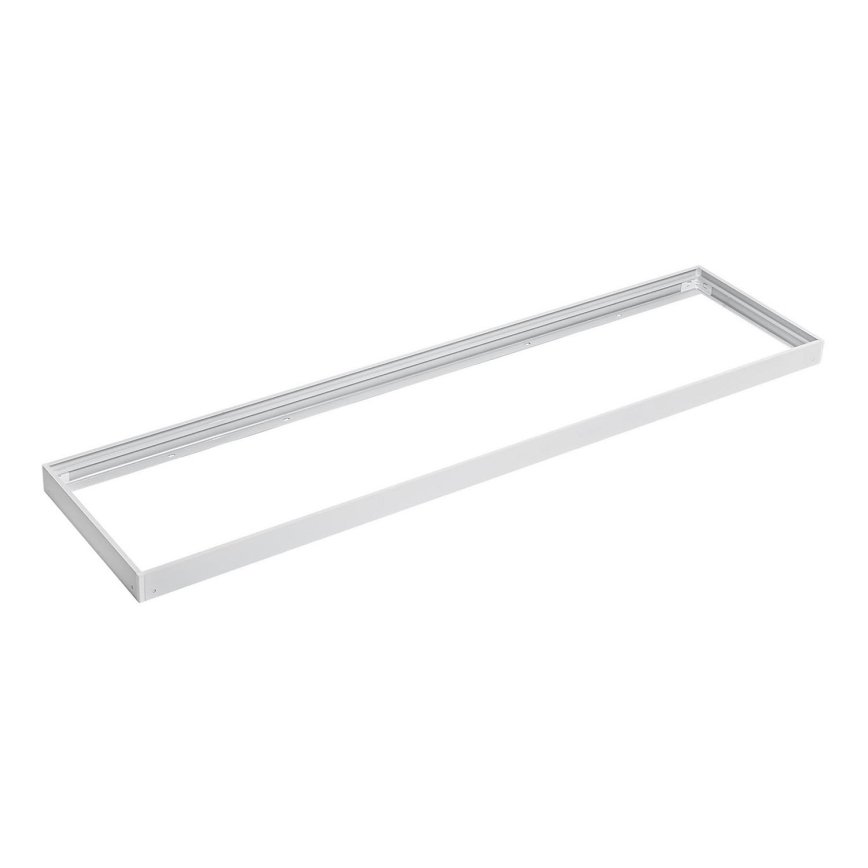 Marco metálico para instalación de paneles LED 1200x300 mm blanco