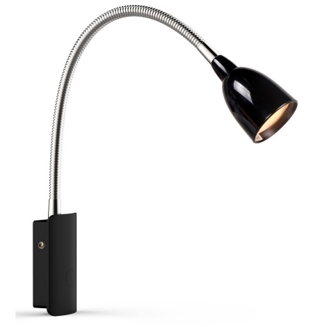 Markslöjd 105940 - Lámpara de pared LED TULIP LED/2,5W/230V negro