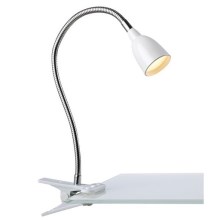 Markslöjd 106091 - Lámpara de mesa LED con clip TULIP LED/3W/230V blanco