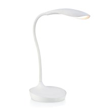 Markslöjd 106093 - LED Lámpara de mesa regulable con USB SWAN LED/4,6W/230V