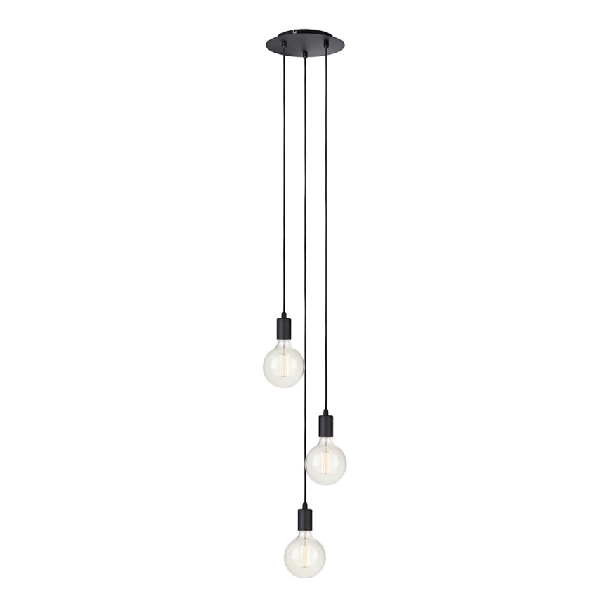 Markslöjd 106334 - Lámpara suspendida con alambre SKY 3xE27/60W/230V