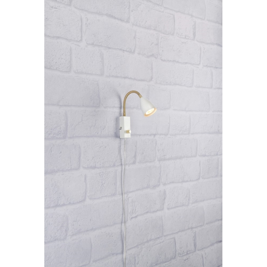 Marpzlöjd 106588 - Aplique regulable CIRO 1xGU10/7W/230V blanco