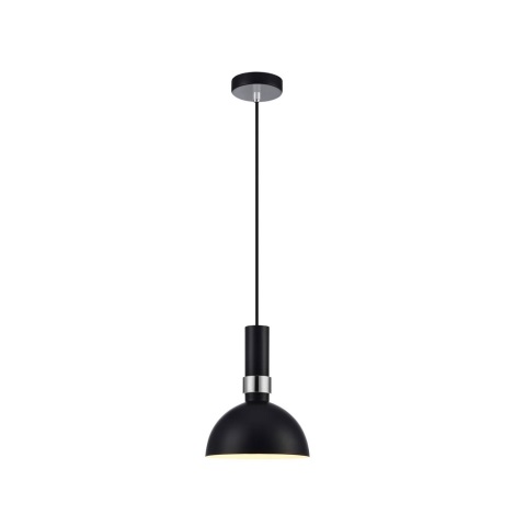Markslöjd 106861 - Lámpara suspendida con alambre LARRY 1xE27/60W/230V negro/cromo brillante