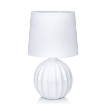 Markslöjd 106884 - Lámpara de mesa MELANIE 1xE14/40W/230V blanco
