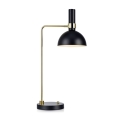 Markslöjd 106973 - Lámpara de mesa con dimmer LARRY 1xE27/60W/230V negro/oro