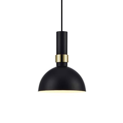 Markslöjd 106974 - Lámpara suspendida con alambre LARRY 1xE27/60W/230V negro/oro