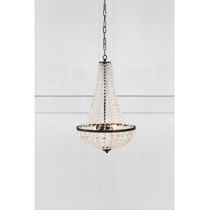 Markslöjd 107027 - Lámpara colgante de cristal GRÄNSÖ 2xE14/40W/230V