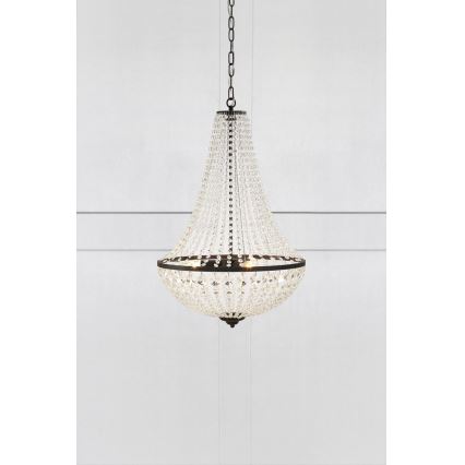 Marpzlöjd 107028 - Lámpara colgante de cristal regulable GRÄNSÖ 3xE14/40W/230V