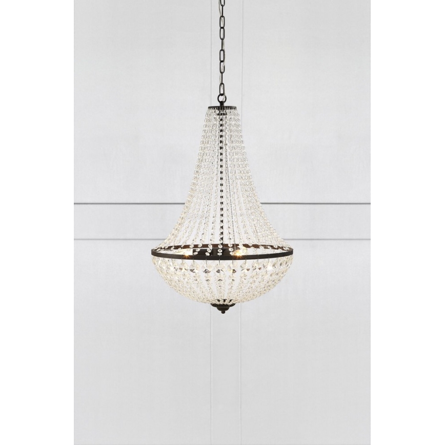 Marpzlöjd 107028 - Lámpara colgante de cristal regulable GRÄNSÖ 3xE14/40W/230V