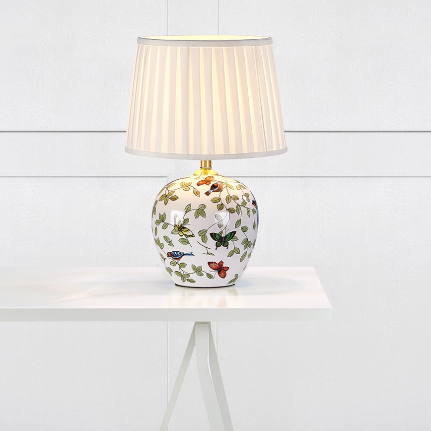 Markslöjd 107040 - Lámpara de mesa MANSION 1xE27/60W/230V