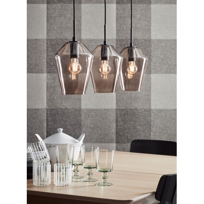 Markslöjd 107132 - Lámpara colgante RETRO 3xE27/60W/230V