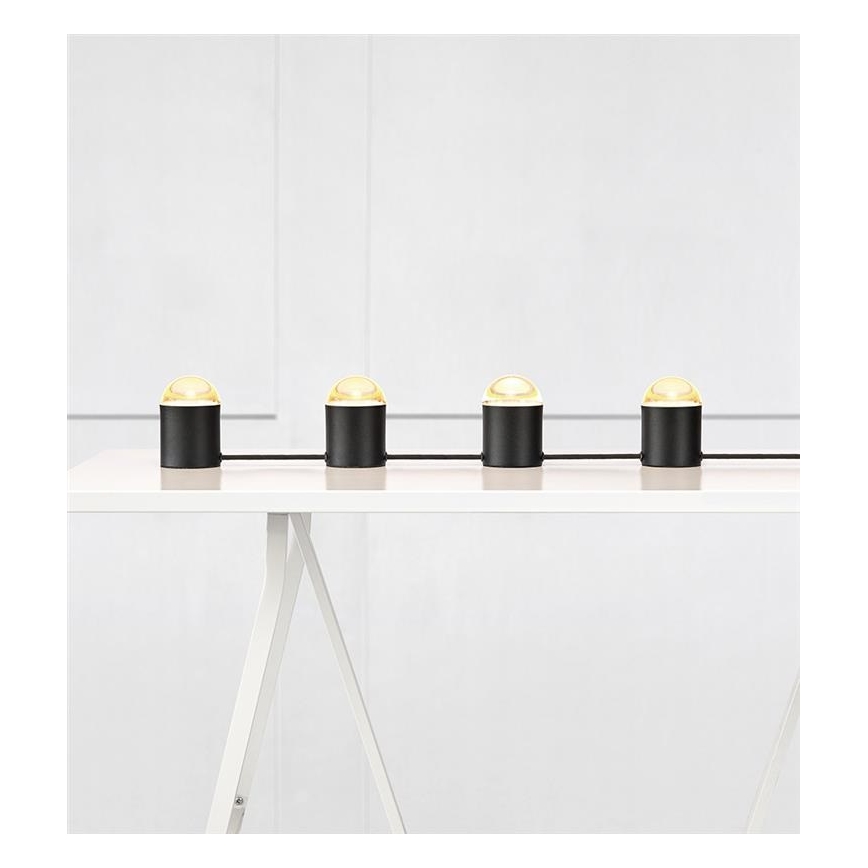 Markslöjd 107203 - Lámpara de mesa de cristal JINX 4xGU10/6W/230V