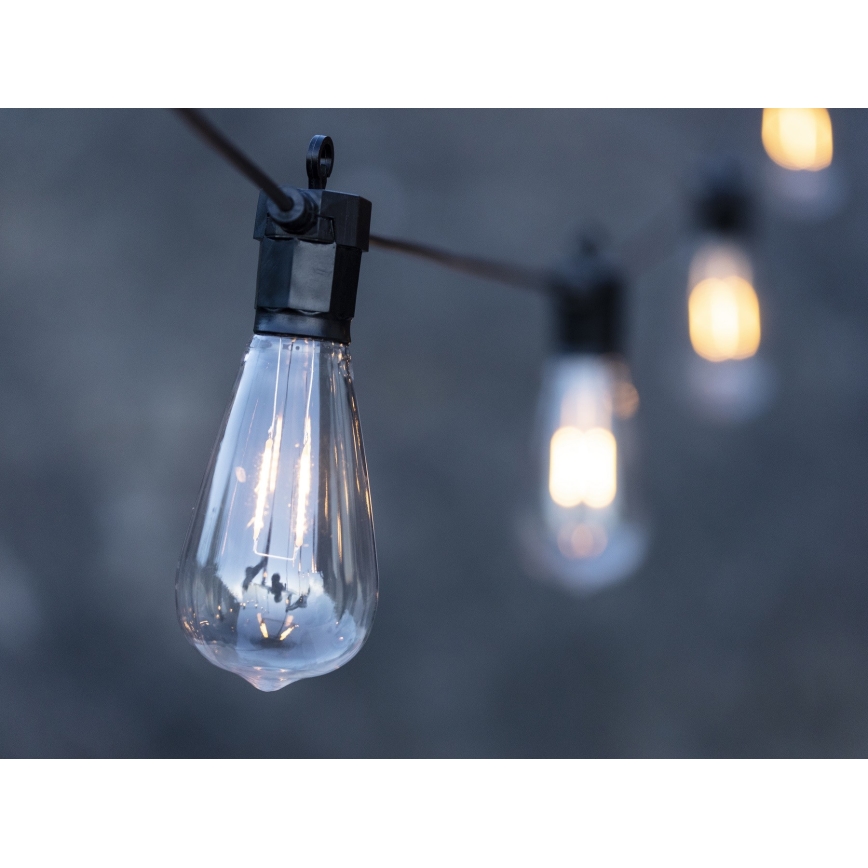 Markslöjd 107293 - Cadena decorativa LED para exteriores GUIRNALDA GARDEN 10xLED 5,5m IP44