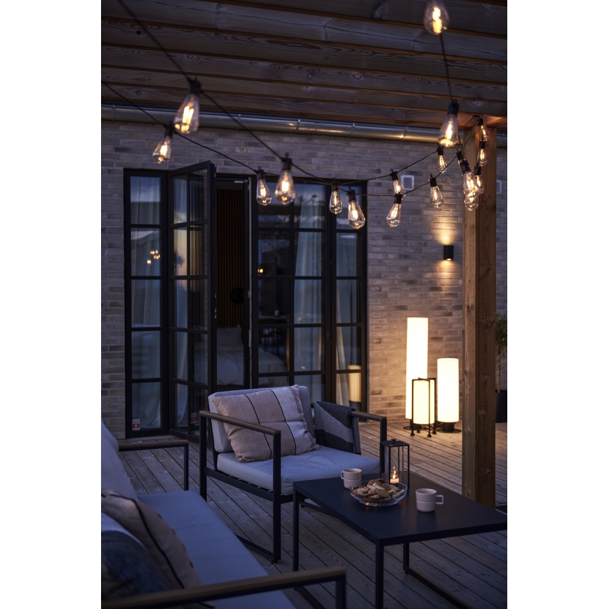 Markslöjd 107293 - Cadena decorativa LED para exteriores GUIRNALDA GARDEN 10xLED 5,5m IP44