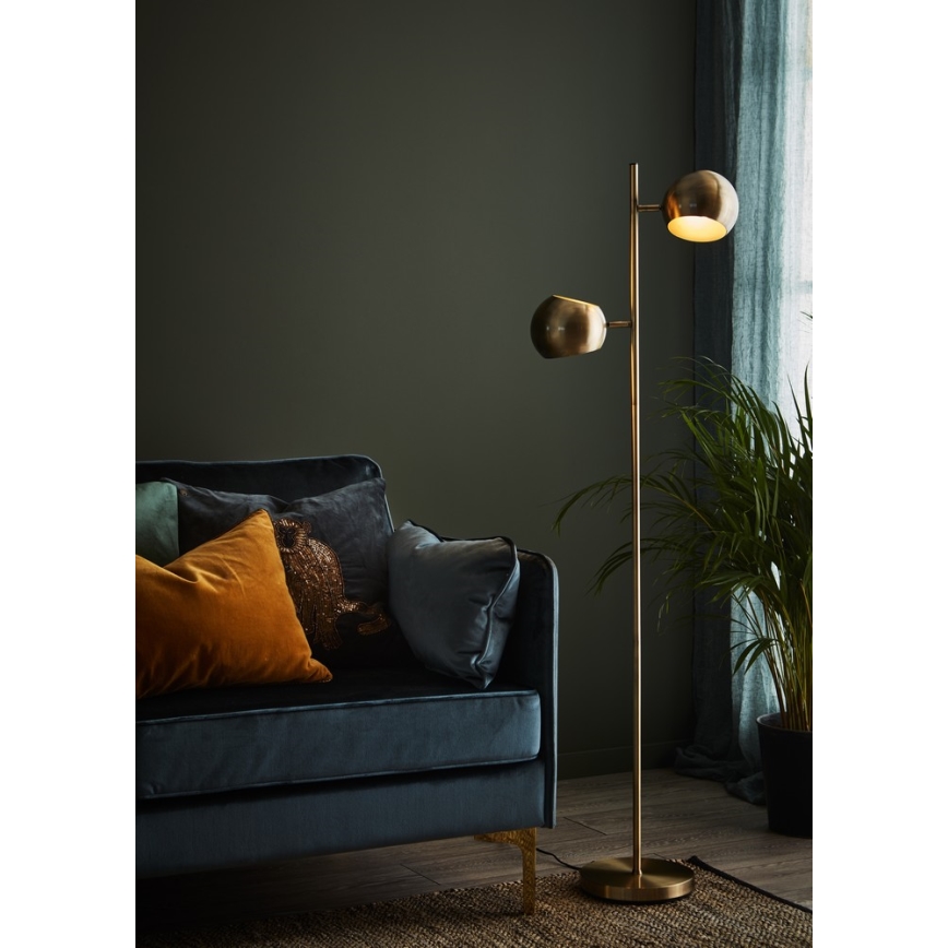 Markslöjd 107742 - Lámpara de pie EDGAR 2xE14/40W/230V