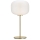 Markslöjd 107819 - Lámpara de mesa SOBER 1xE27/60W/230V blanco/bronce