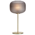 Markslöjd 107820 - Lámpara de mesa SOBER 1xE27/60W/230V bronce