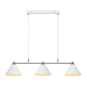 Markslöjd 108075 - Lámpara de araña de cable KLINT 3xE14/40W/230V blanco
