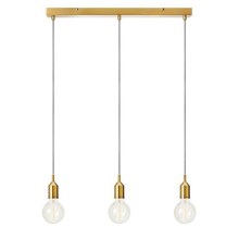 Markslöjd 108097 - Lámpara de araña de luces de cable BRONX 3xE27/60W/230V bronce