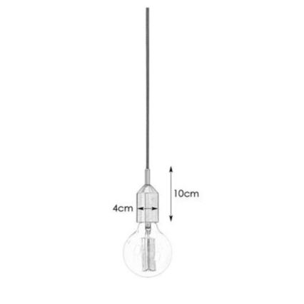 Markslöjd 108098 - Lámpara de araña de luces con cable BRONX 1xE27/60W/230V bronce