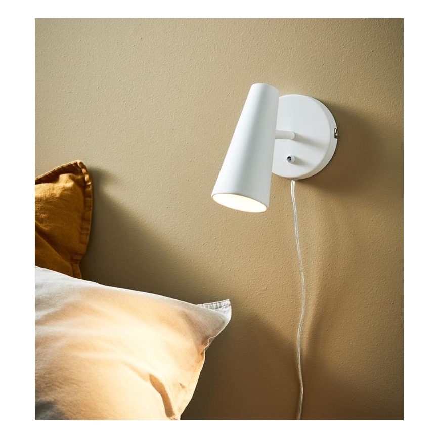 Markslöjd 108199 - Foco de pared CREST 1xGU10/7W/230V blanco