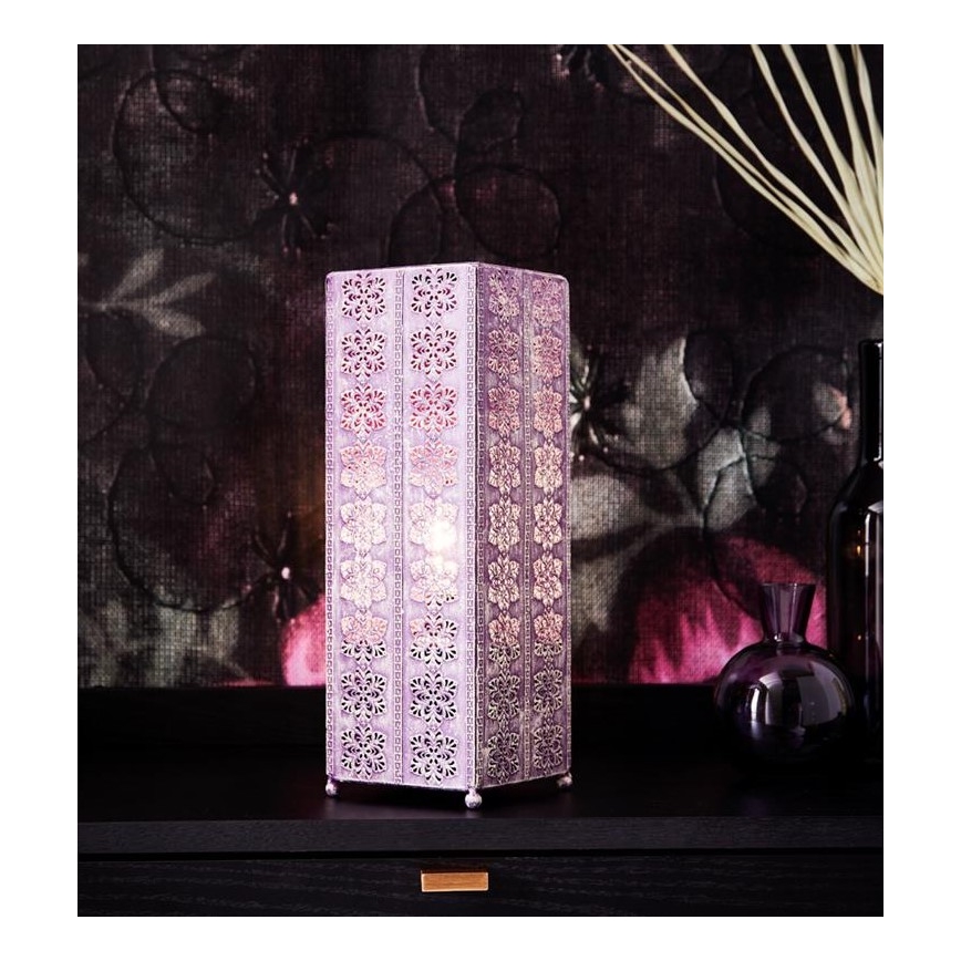 Markslöjd 108224 - Lámpara de mesa AGRA 1xE14/18W/230V púrpura