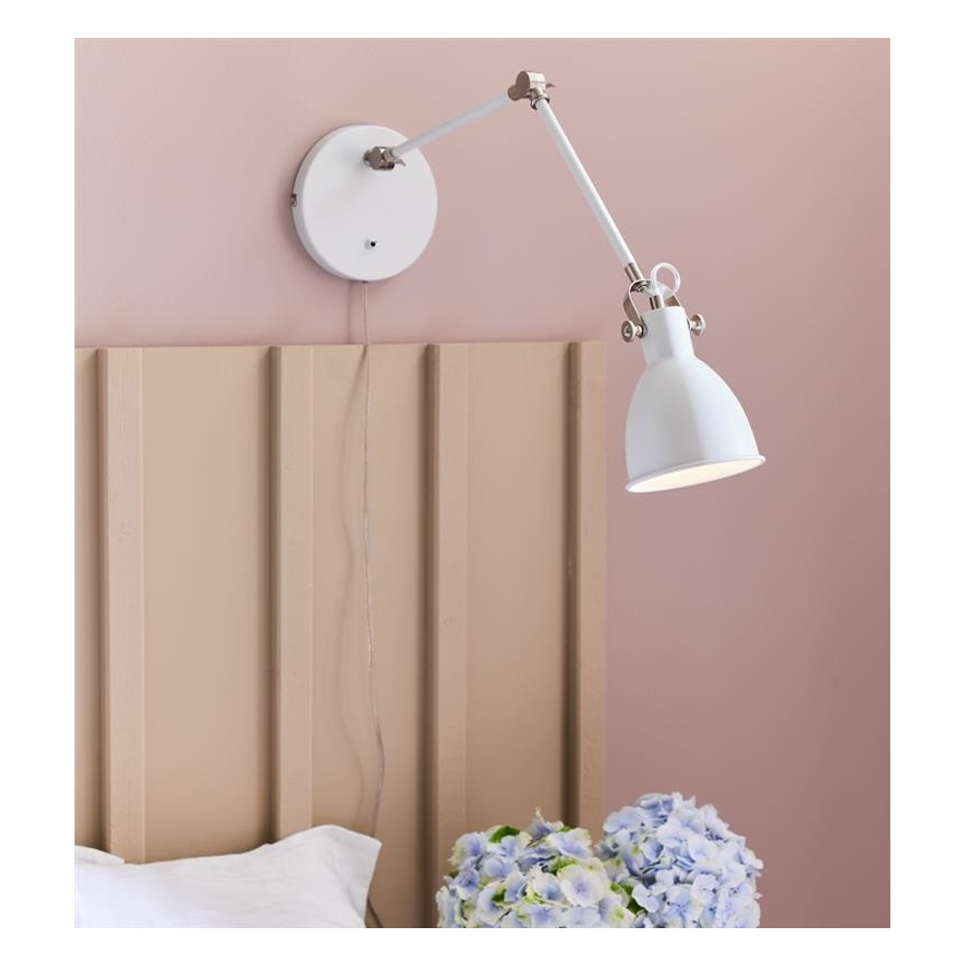Markslöjd 108249 - Aplique HOUSE 1xE14/40W/230V blanco