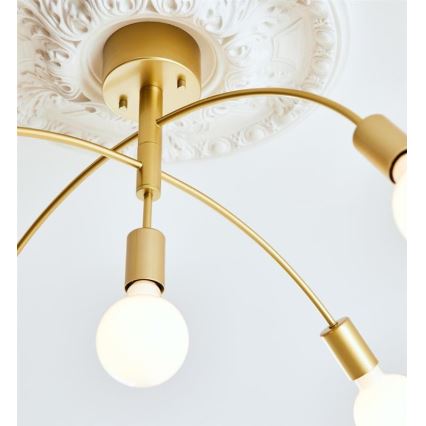 Markslöjd 108285 - Lámpara de techo CYGNUS 5xE27/40W/230V dorado