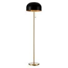Markslöjd 108293 - Lámpara de pie BLANCA 2xE27/40W/230V negro/dorado