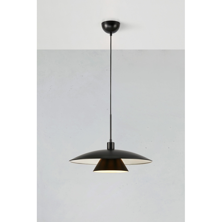 Markslöjd 108431 - Lámpara colgante MILLINGE 1xE27/40W/230V negro