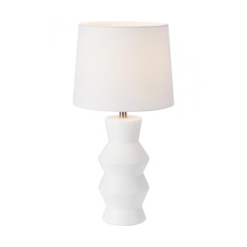 Markslöjd 108448 - Lámpara de mesa SIENNA 1xE27/40W/230V blanco