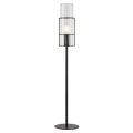 Markslöjd 108556 - Lámpara de mesa TUBO 1xE14/40W/230V 65 cm negro/transparente