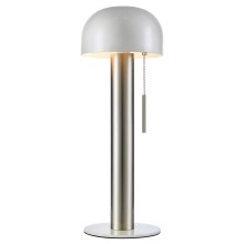 Markslöjd 108577 - Lámpara de mesa COSTA 2xG9/18W/230V blanco/cromo mate