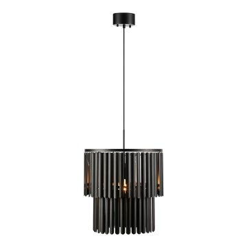 Markslöjd 108581 - Lámpara colgante VIENTO 1xE27/40W/230V negro