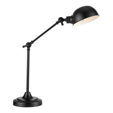 Markslöjd 108584 - Lámpara de mesa PORTLAND 1xE27/40W/230V negro