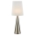 Markslöjd 108624 - Lámpara de mesa CONUS 1xE14/40W/230V blanco/cromo mate
