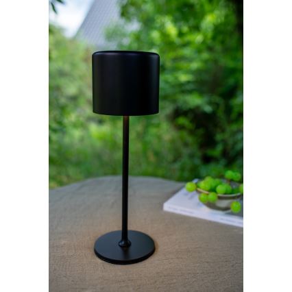 Markslöjd 108657 - Lámpara LED recargable y regulable FILO LED/2W/5V IP44 30cm negro