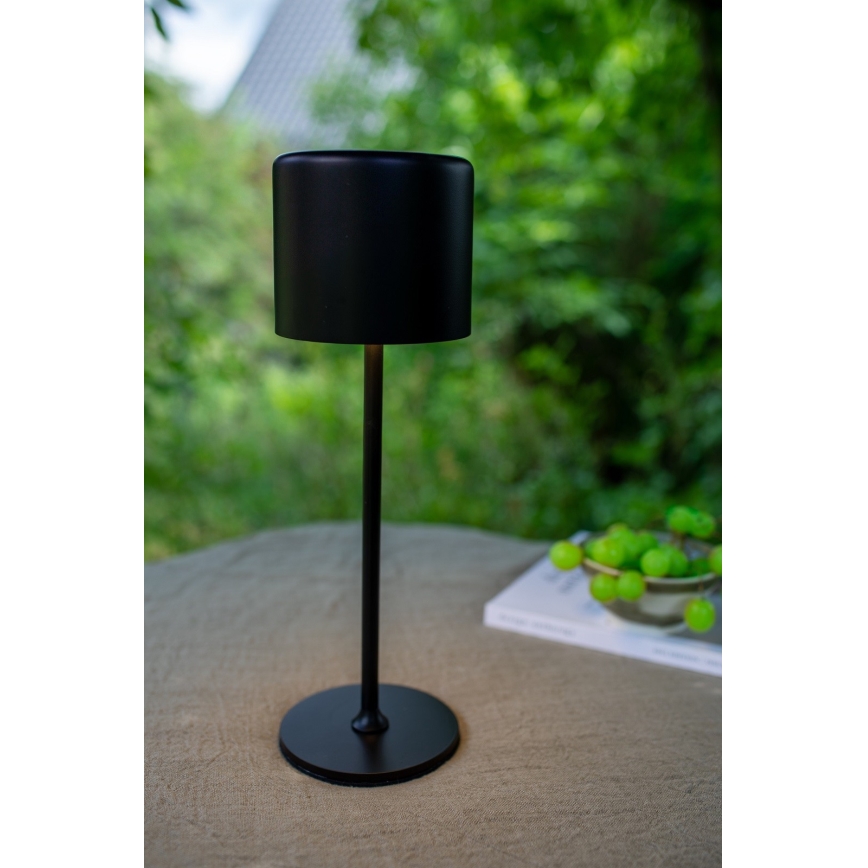 Markslöjd 108657 - Lámpara LED recargable y regulable FILO LED/2W/5V IP44 30cm negro