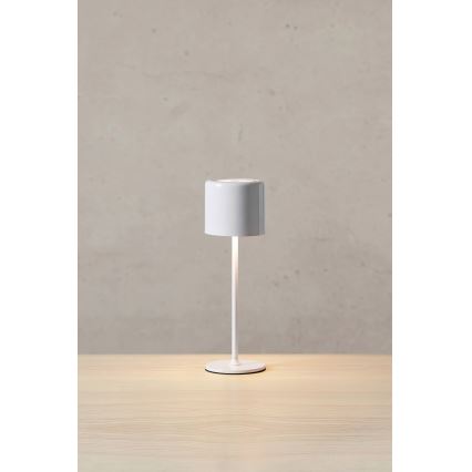 Markslöjd 108658 - LED Regulable Recargable lámpara FILO LED/2W/5V IP44 30 cm blanco