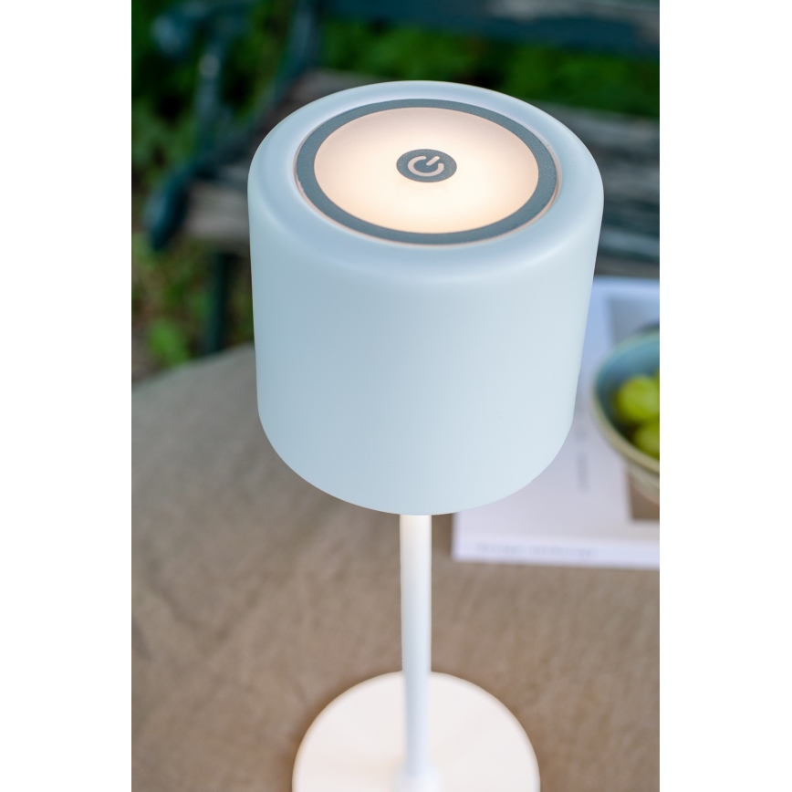 Markslöjd 108658 - LED Regulable Recargable lámpara FILO LED/2W/5V IP44 30 cm blanco
